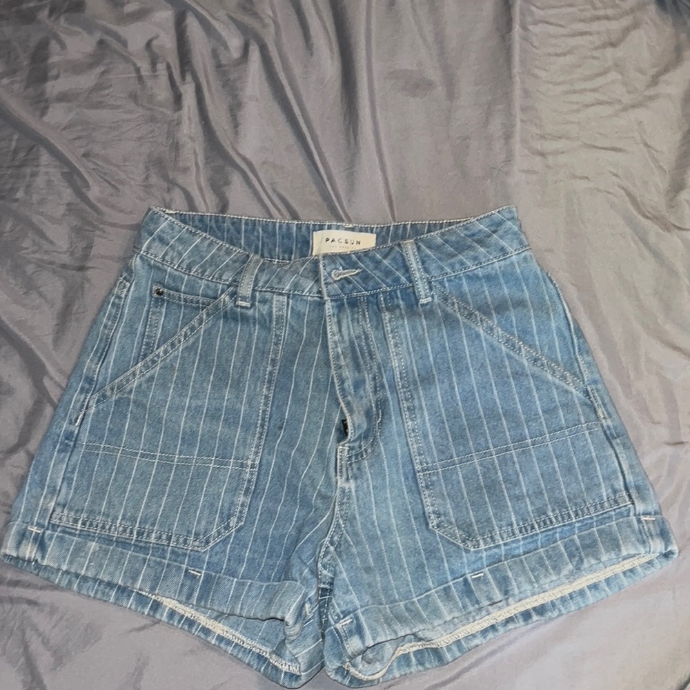 Pacsun striped mom shorts